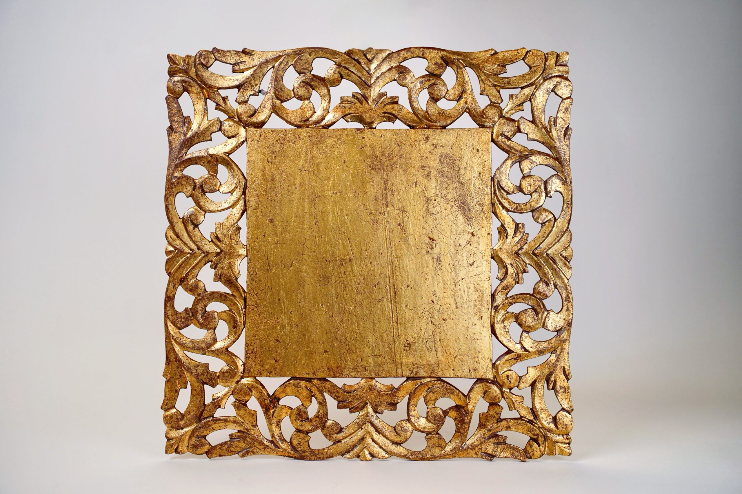 Opulence - Gold or Silver Foil Leaf Square MDF Table Placemats